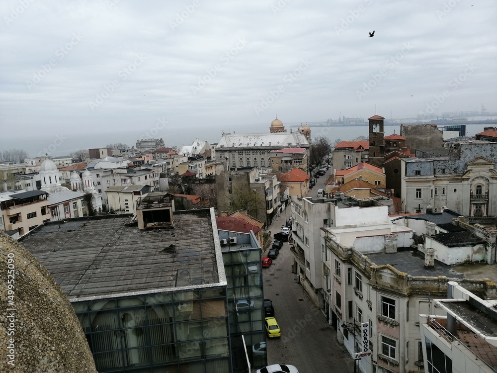 Fototapeta premium view of constanta from high view 1