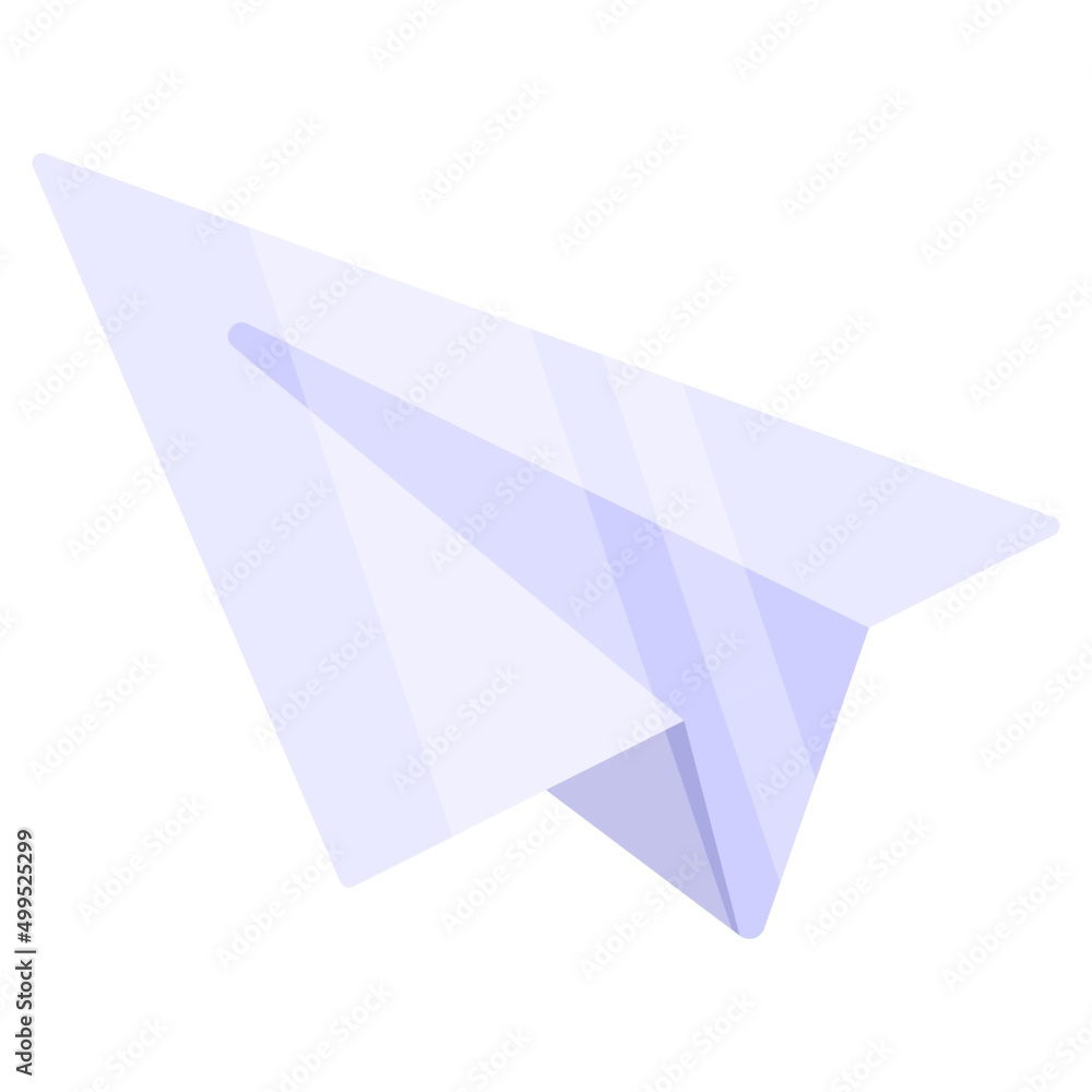 Editable design icon of paper plane Editable design icon of paper plane