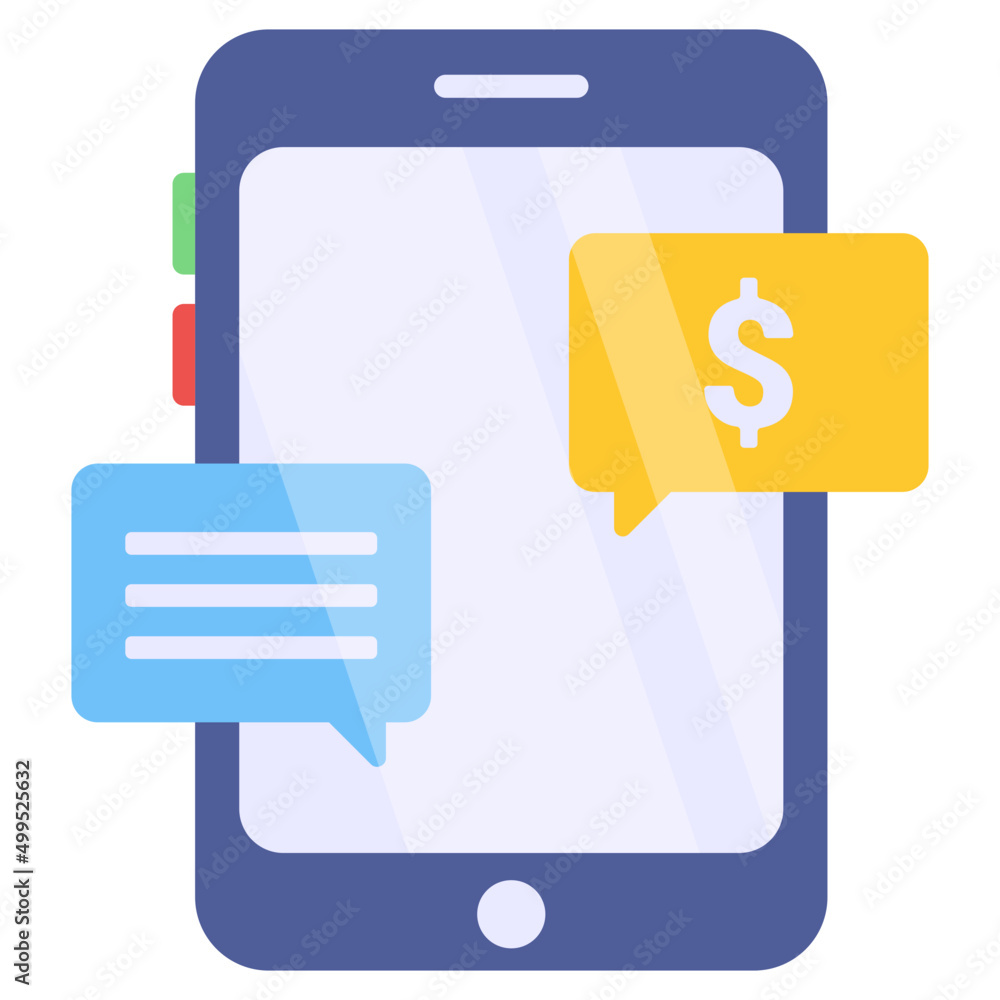 A unique design icon of mobile communication. A unique design icon of mobile communication.
