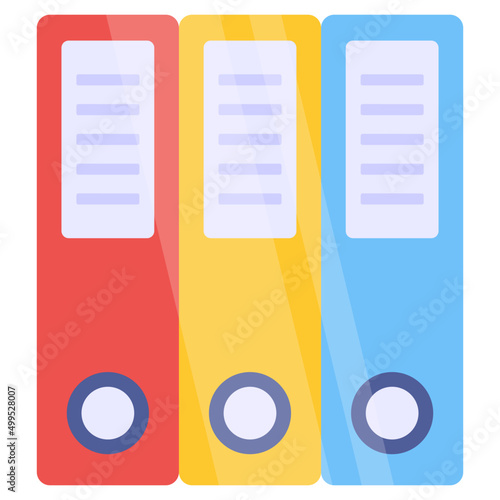 Premium download icon of binders