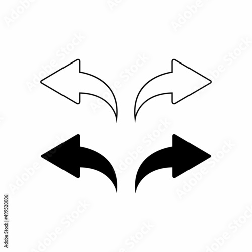 Back and tn icon for your illustration
