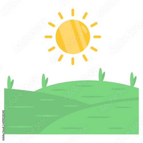 Trendy vector design of greenland