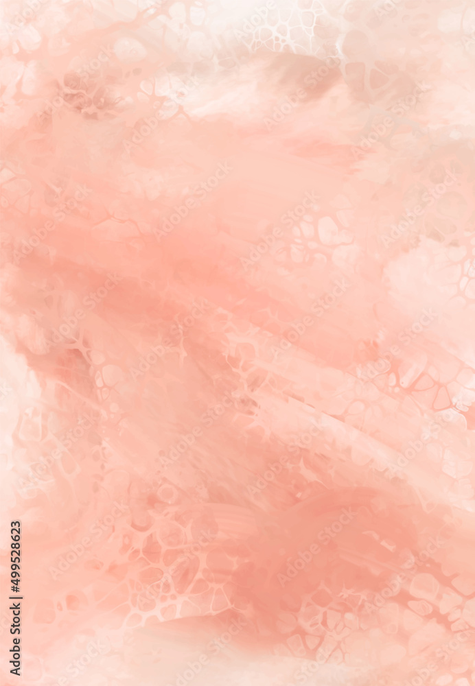Fototapeta premium Abstract Pink Coral paint Background. Vector illustration design