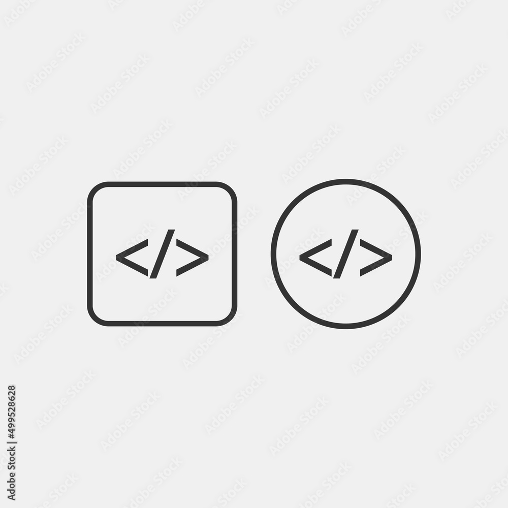 programing language vector icon illustration sign programing language vector icon illustration sign