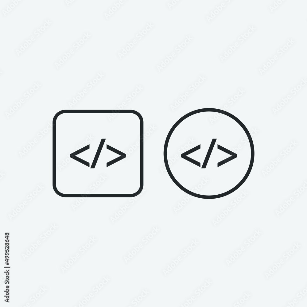 programing language vector icon illustration sign programing language vector icon illustration sign