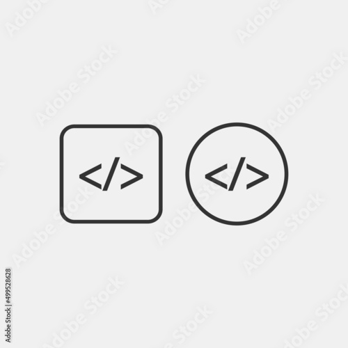 Free Download programing language vector icon illustration sign  - GFXLoad