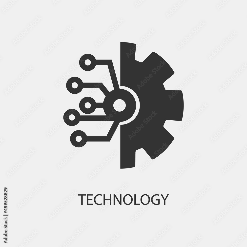 technology vector icon illustration sign technology vector icon illustration sign