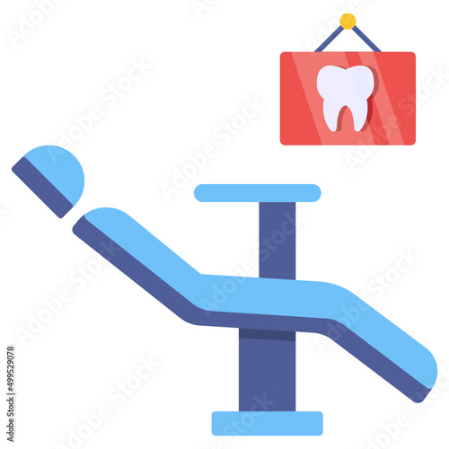 A premium download icon of dentist chair