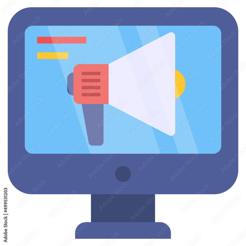 Trendy vector design of digital marketing Trendy vector design of digital marketing