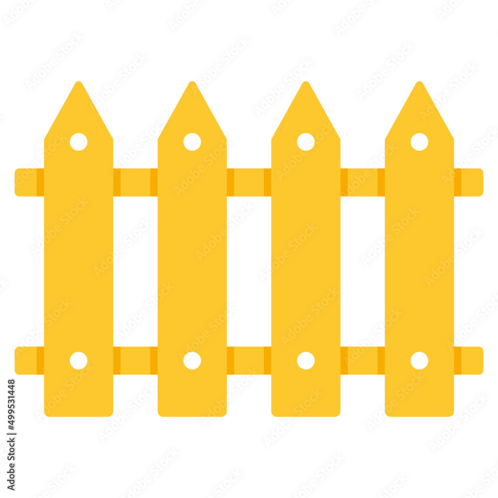 An icon design of fence An icon design of fence