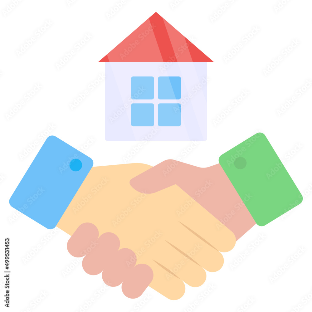 Premium download icon of home deal