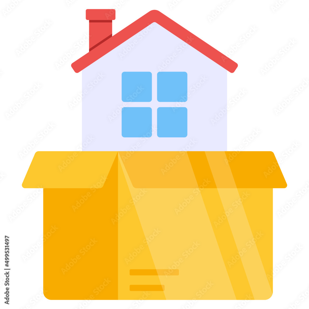 An icon design of model home An icon design of model home