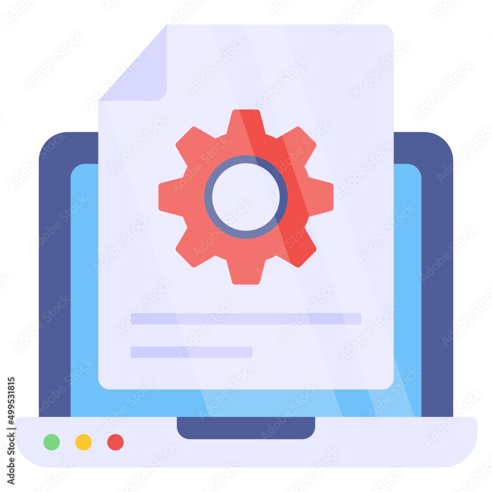 Modern design icon of file management Modern design icon of file management