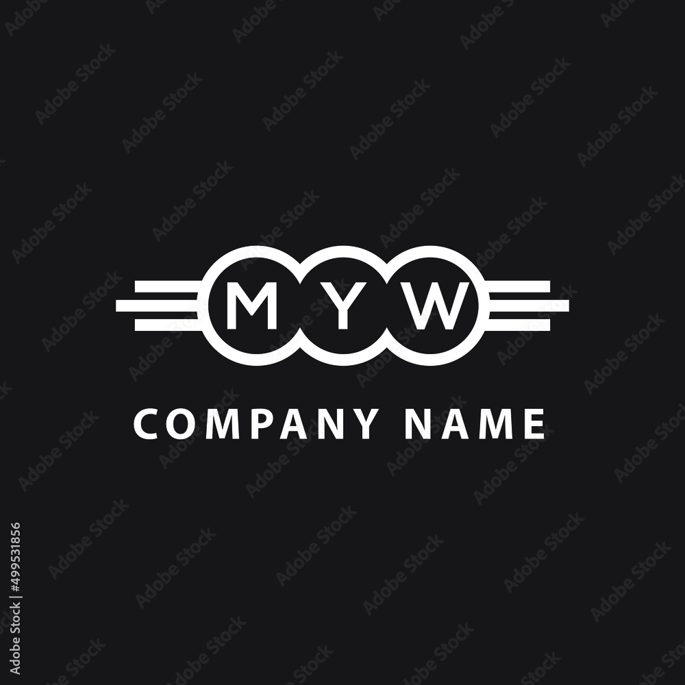 MYW letter logo design on black background. MYW creative initials letter logo concept. MYW letter design.
MYW letter logo design on black background. MYW creative initials letter logo concept. MYW letter design.