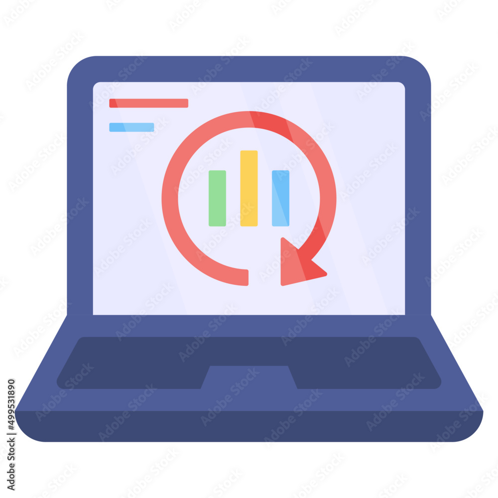 Vector design of business data reload Vector design of business data reload