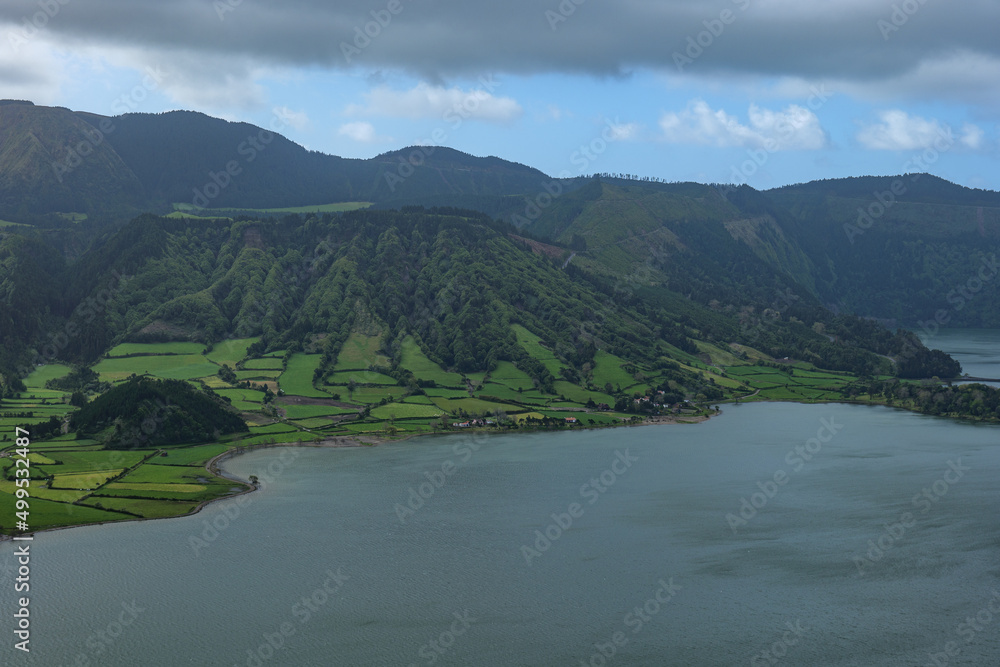 Fototapeta premium The Beautiful Landscape in Azores