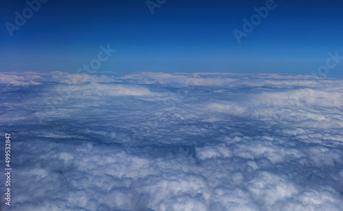 View to sky from airplane © photoexpert