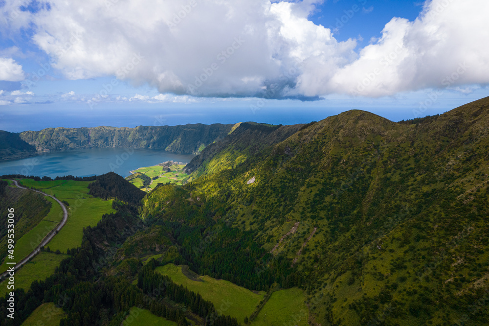 The Beautiful Landscape in Azores
