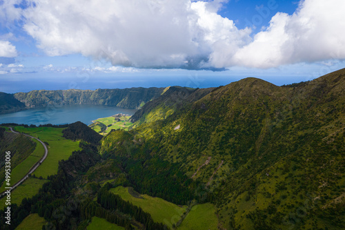 The Beautiful Landscape in Azores