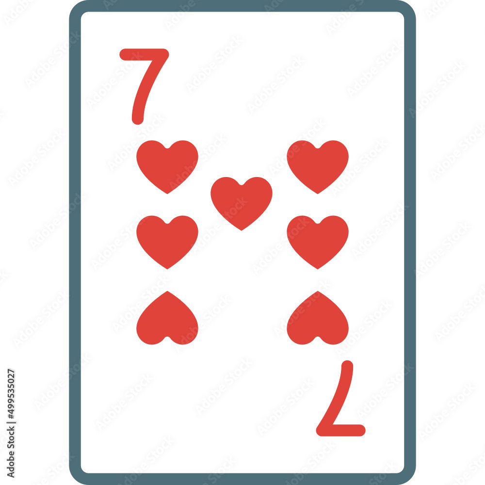 7 of hearts 7 of hearts