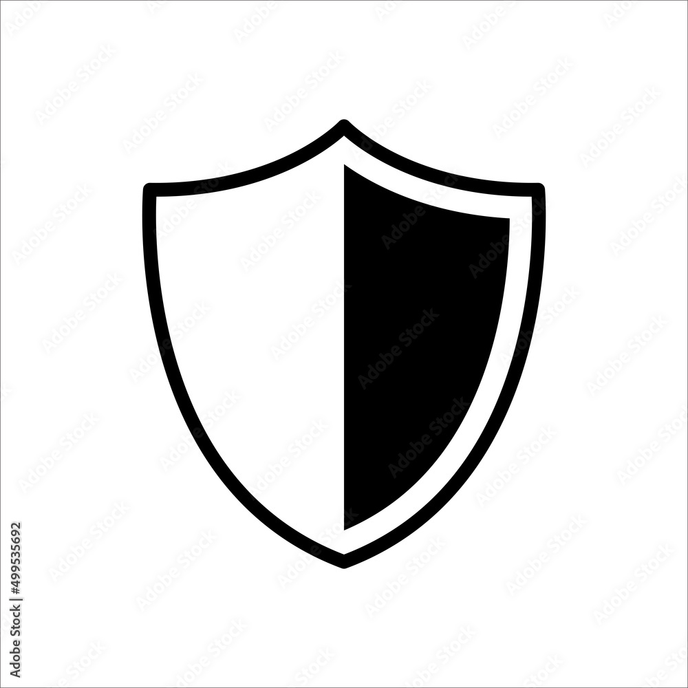 shield icon vector design template simple and clean shield icon vector design template simple and clean