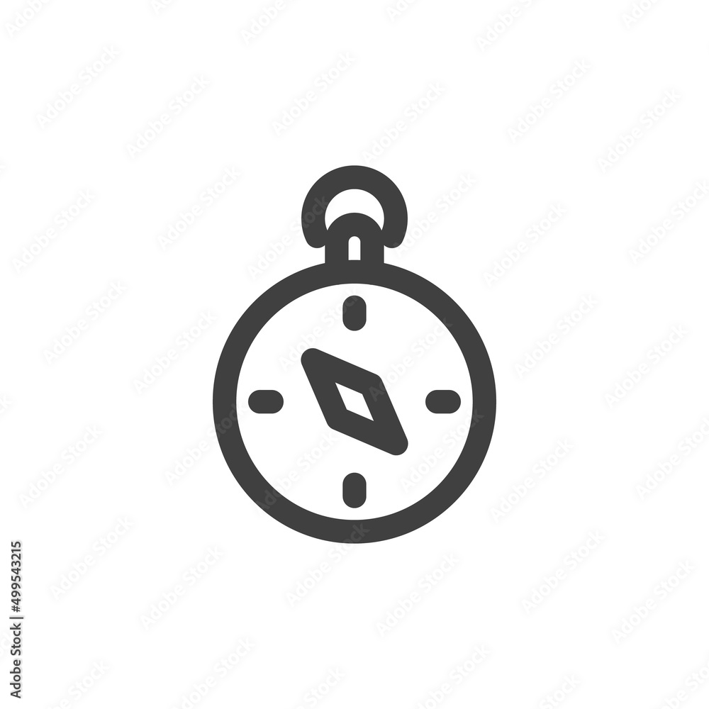 Compass line icon Compass line icon