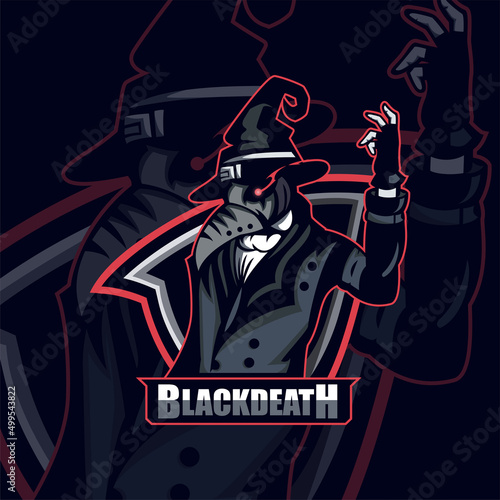 The doctor plague mascot logo design for esport
