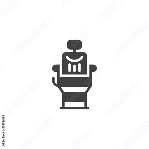 Barber chair vector icon