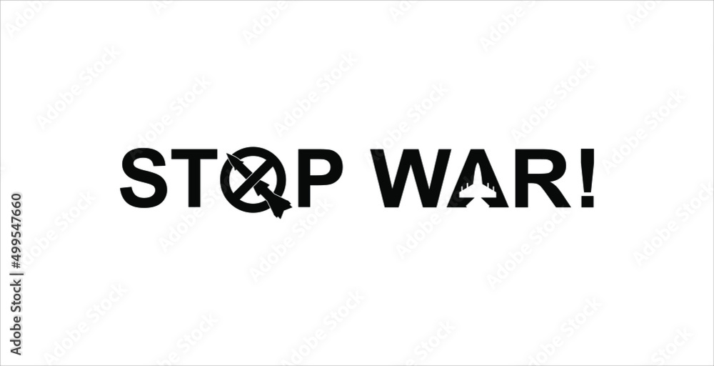 STOP WAR Sign Illustration. Vector Illustration STOP WAR Sign Illustration. Vector Illustration