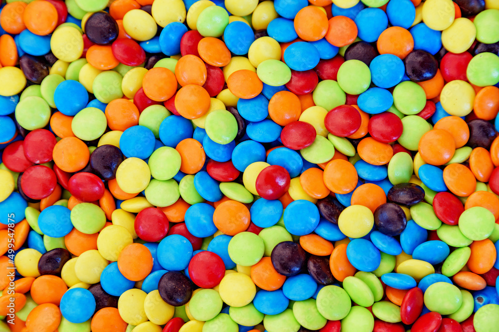 Closeup view of colorful small candies. Beautiful sweets Closeup view of colorful small candies. Beautiful sweets