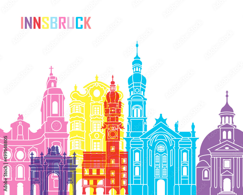 Innsbruck skyline pop Innsbruck skyline pop