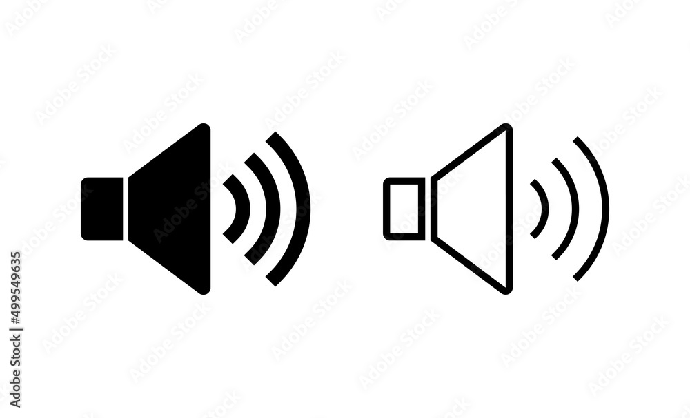 Speaker icon vector. volume sign and symbol. loudspeaker icon. sound symbol
