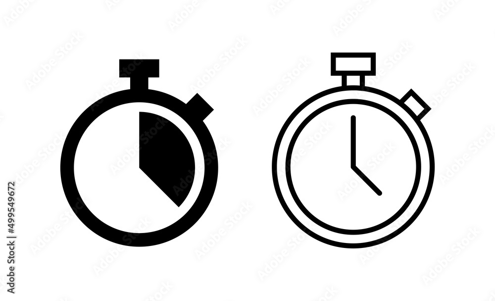 Stopwatch icon vector. Timer sign and symbol. Countdown icon. Period of time Stopwatch icon vector. Timer sign and symbol. Countdown icon. Period of time