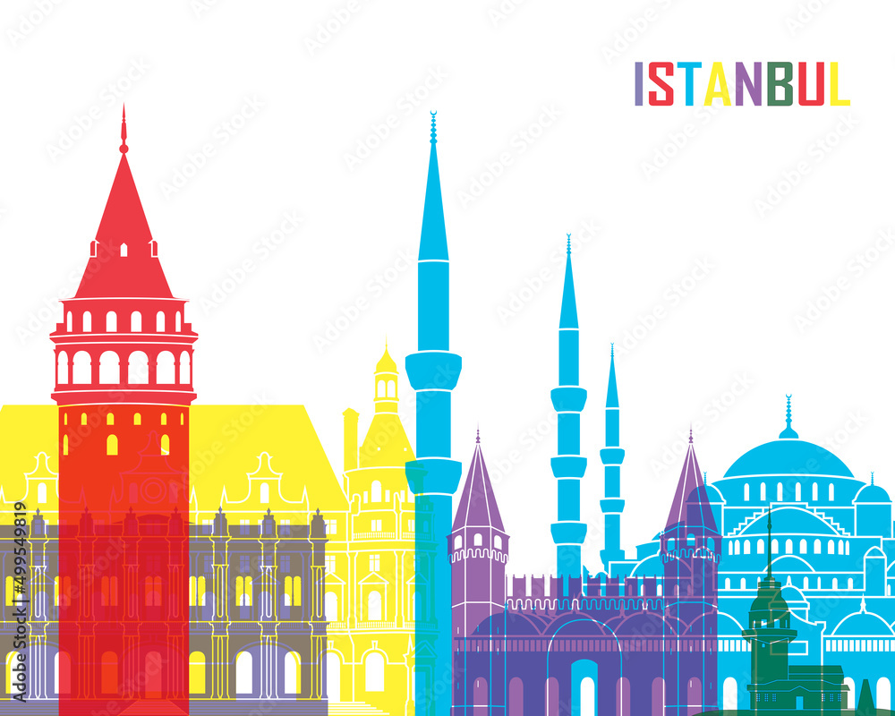 Istanbul skyline pop