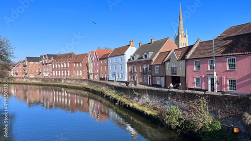 canal Norwich Norfolk England 