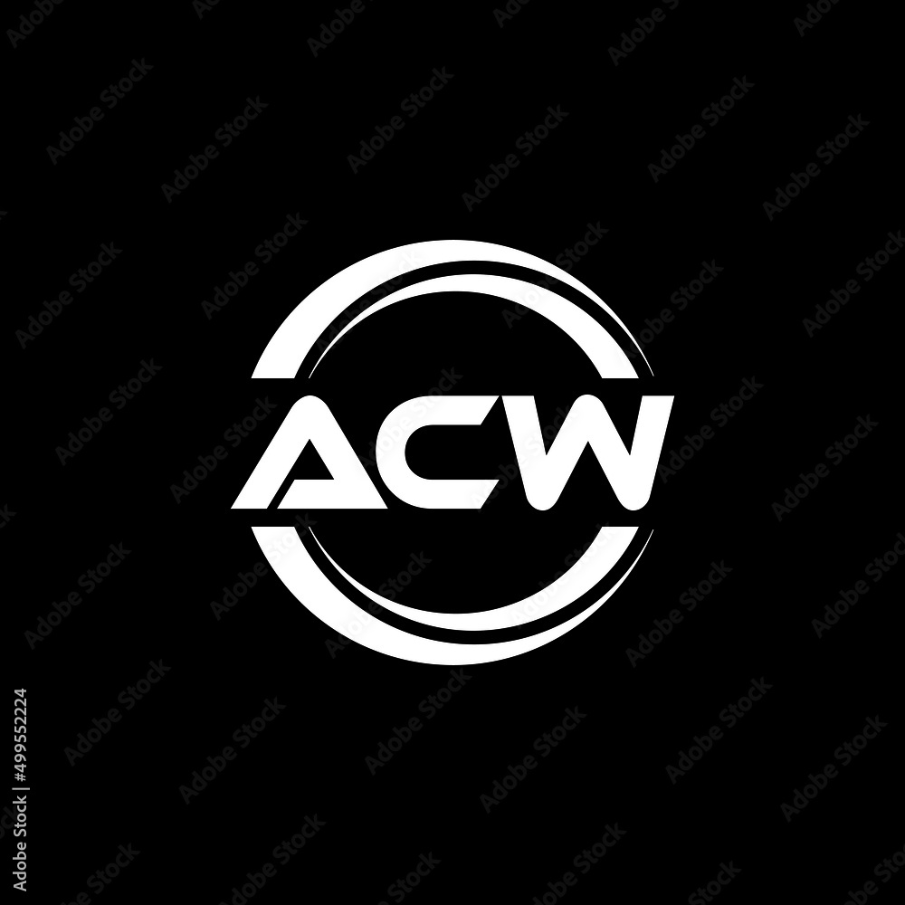 ACW letter logo design with black background in illustrator, vector logo modern alphabet font overlap style. calligraphy designs for logo, Poster, Invitation, etc. ACW letter logo design with black background in illustrator, vector logo modern alphabet font overlap style. calligraphy designs for logo, Poster, Invitation, etc.