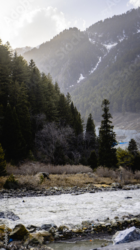 mountain river in the mountains