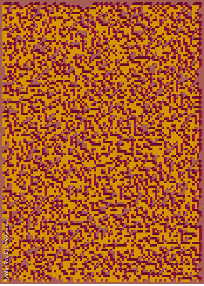 Implementation of Edward Zajec’s “Il Cubo” from 1971. Essentially a Truchet tile set of 8 tiles and rules for placement art illustration Implementation of Edward Zajec’s “Il Cubo” from 1971. Essentially a Truchet tile set of 8 tiles and rules for placement art illustration