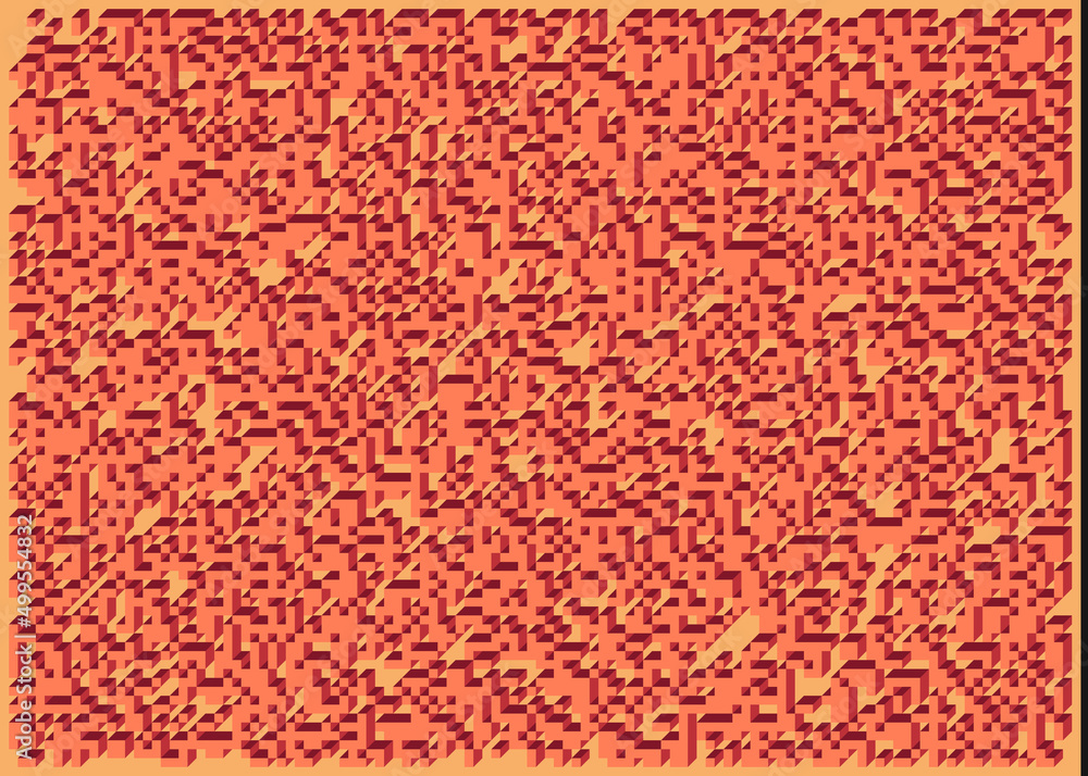 Implementation of Edward Zajec’s “Il Cubo” from 1971. Essentially a Truchet tile set of 8 tiles and rules for placement art illustration Implementation of Edward Zajec’s “Il Cubo” from 1971. Essentially a Truchet tile set of 8 tiles and rules for placement art illustration