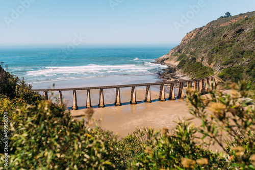 Kaaimans River Railway Bridge in Wilderness at Gardenroute  in South Africa photo