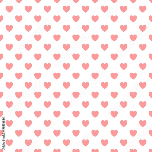 Hearts for Valentine's Day. A postcard with hearts for February 14. Seamless repeating pattern. Background for scrapbooking, albums, advertising, printing, websites, mobile screensavers, bloggers.