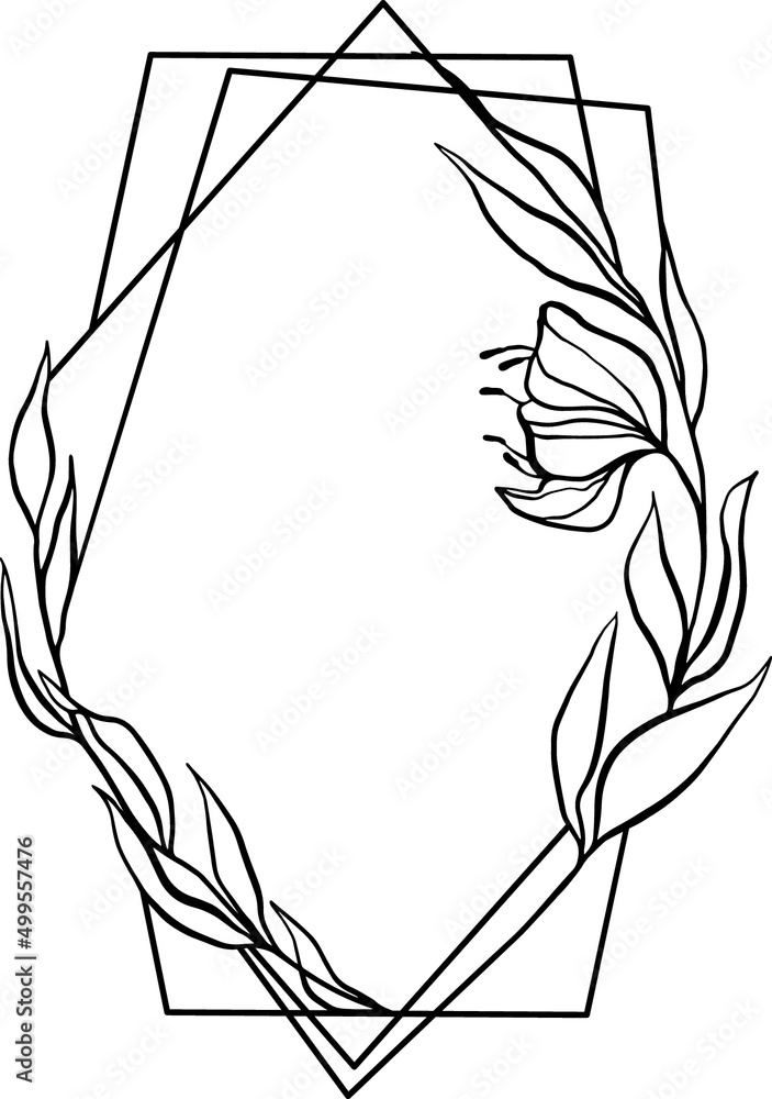 floral frame floral frame