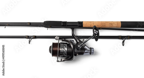 Canvas feeder rod for fishing