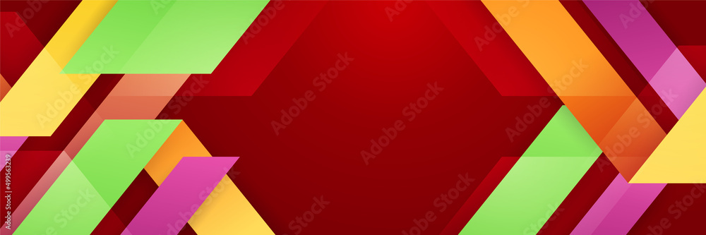Abstract colorful banner background Abstract colorful banner background