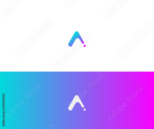 Letter A, Ai, iA Logo Design vector Template