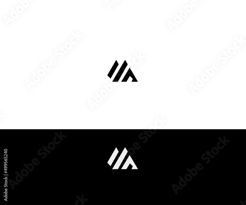 Letter A, MA, AM Logo Design vector Template
