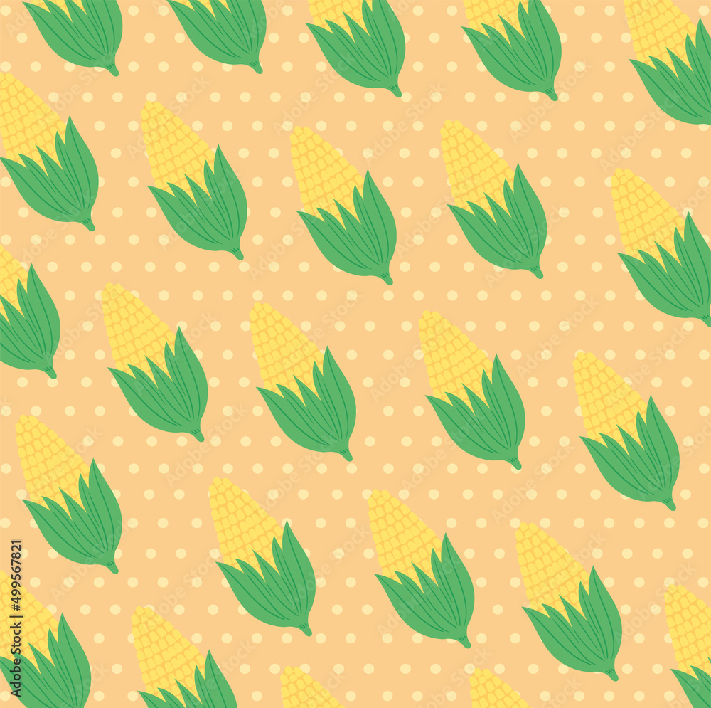 corn cobs vegetables pattern corn cobs vegetables pattern