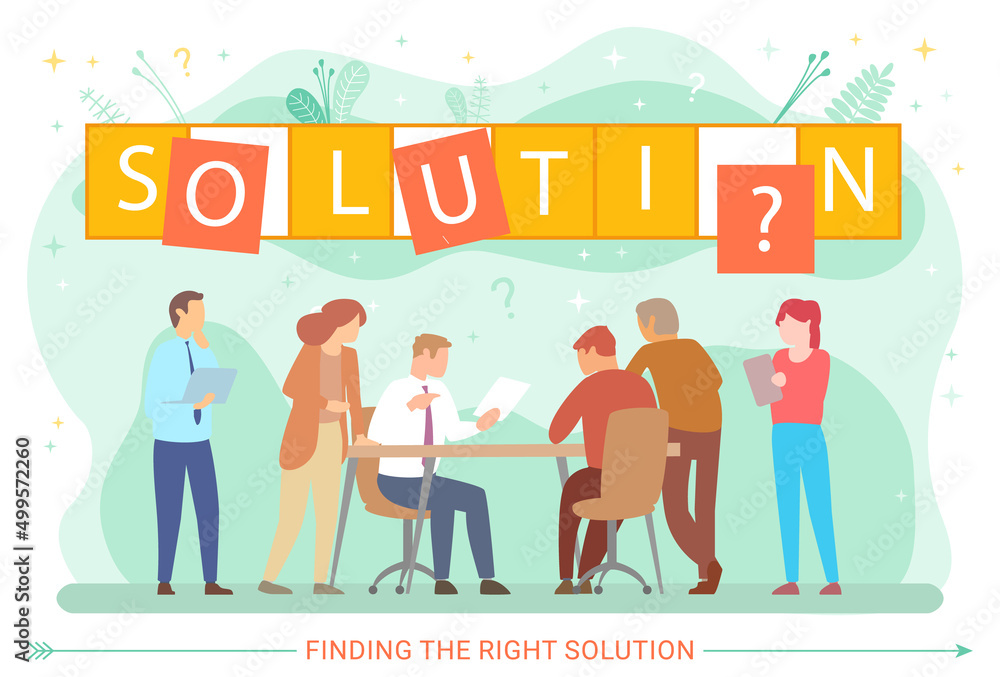 Business solution. Man and woman at meeting, right solution, business team and people teamwork success. Businessman and woman idea strategy and solve complex problem with partnership and challenge Business solution. Man and woman at meeting, right solution, business team and people teamwork success. Businessman and woman idea strategy and solve complex problem with partnership and challenge