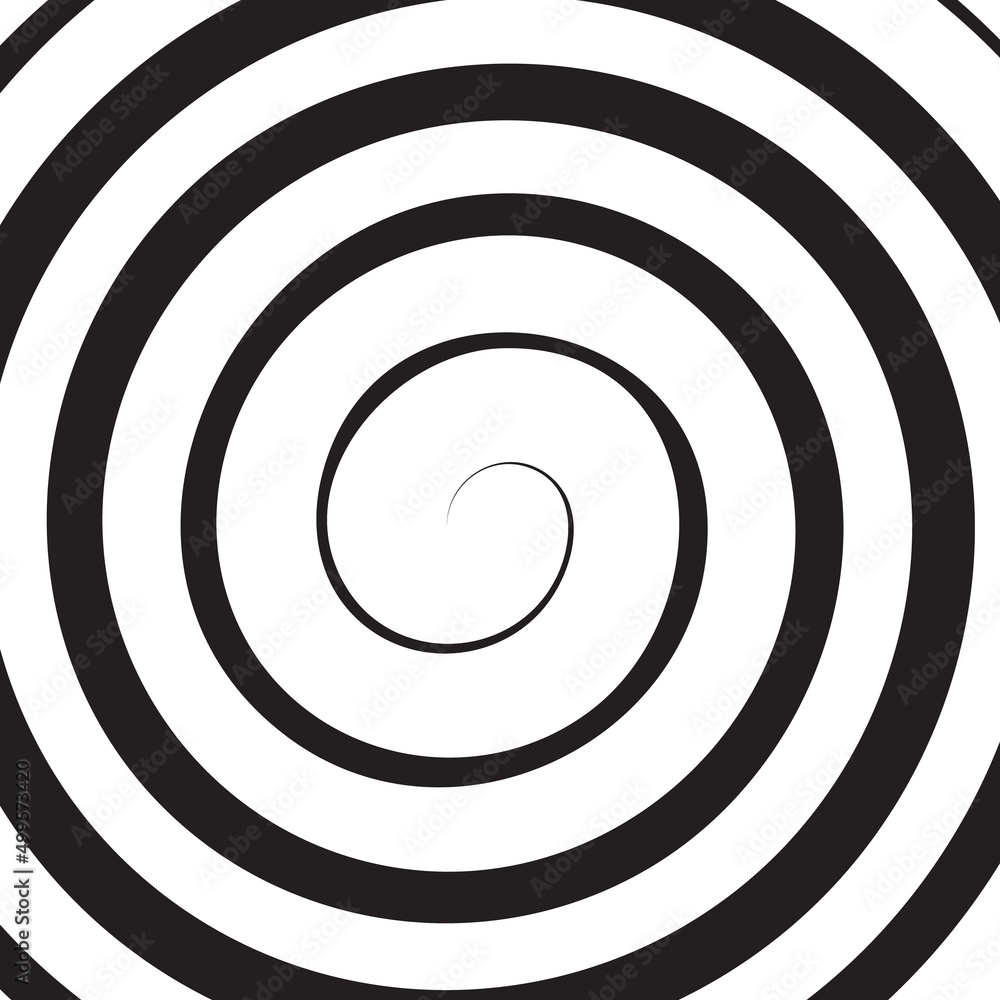 Hypnotic Spiral Background