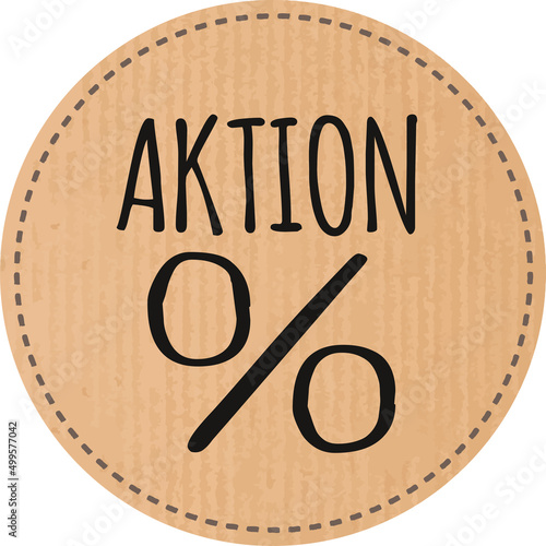 Button Aktion Prozent recyclingpapier zerkratzt